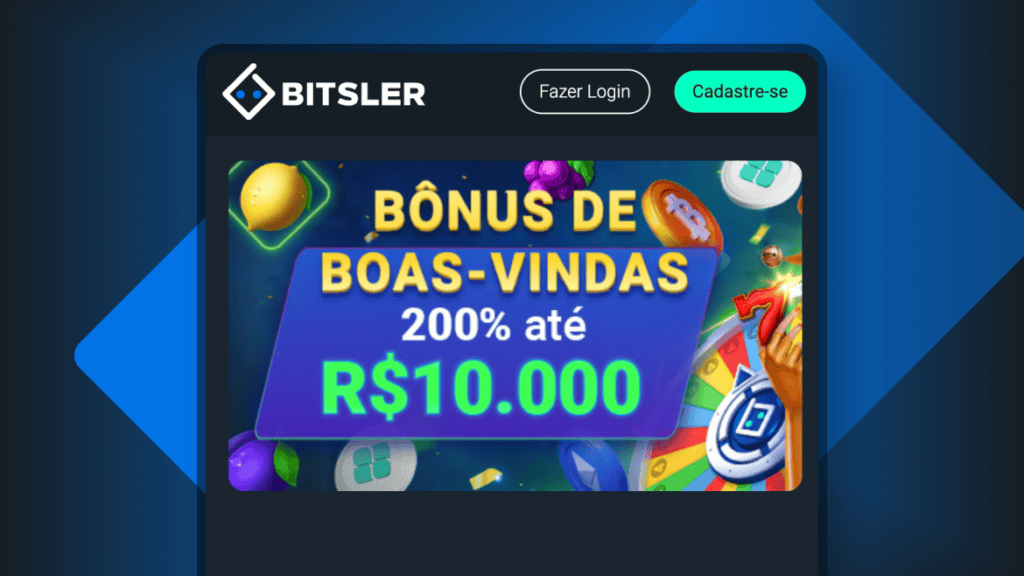 Abra o site do Bitsler Cassino