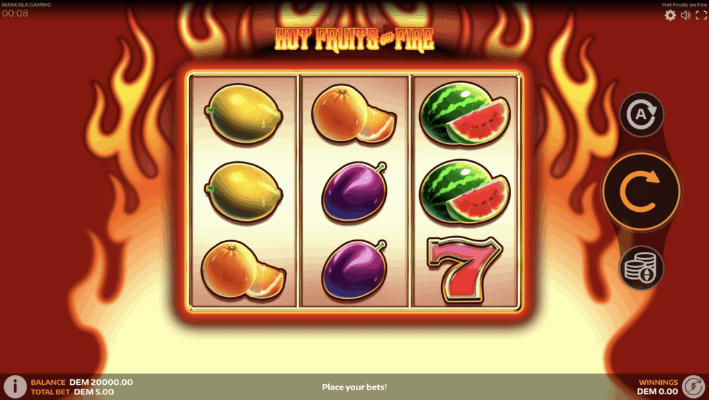 Jogar de graça Hot Fruits on Fire
