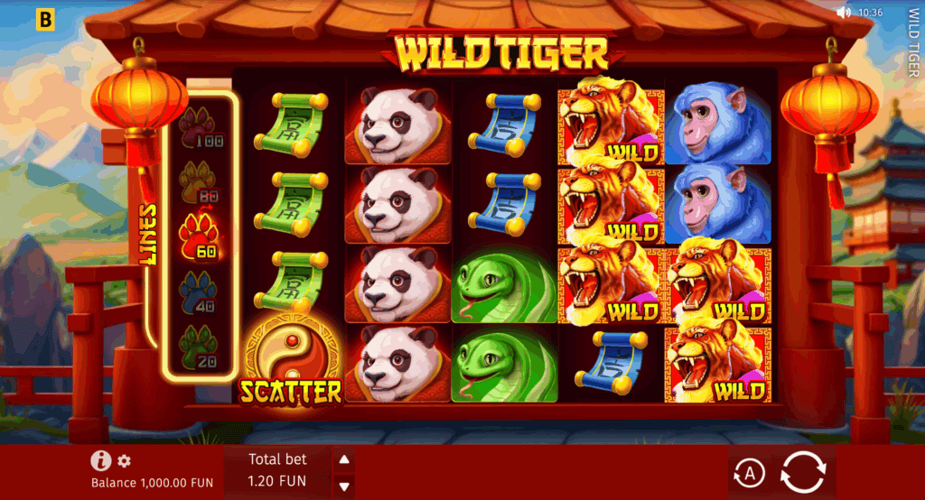 Jogar de graça Wild Tiger